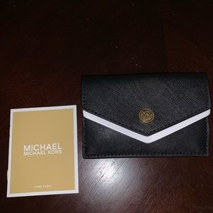 Michael Kors small saffiano leather 3 in 1 card case